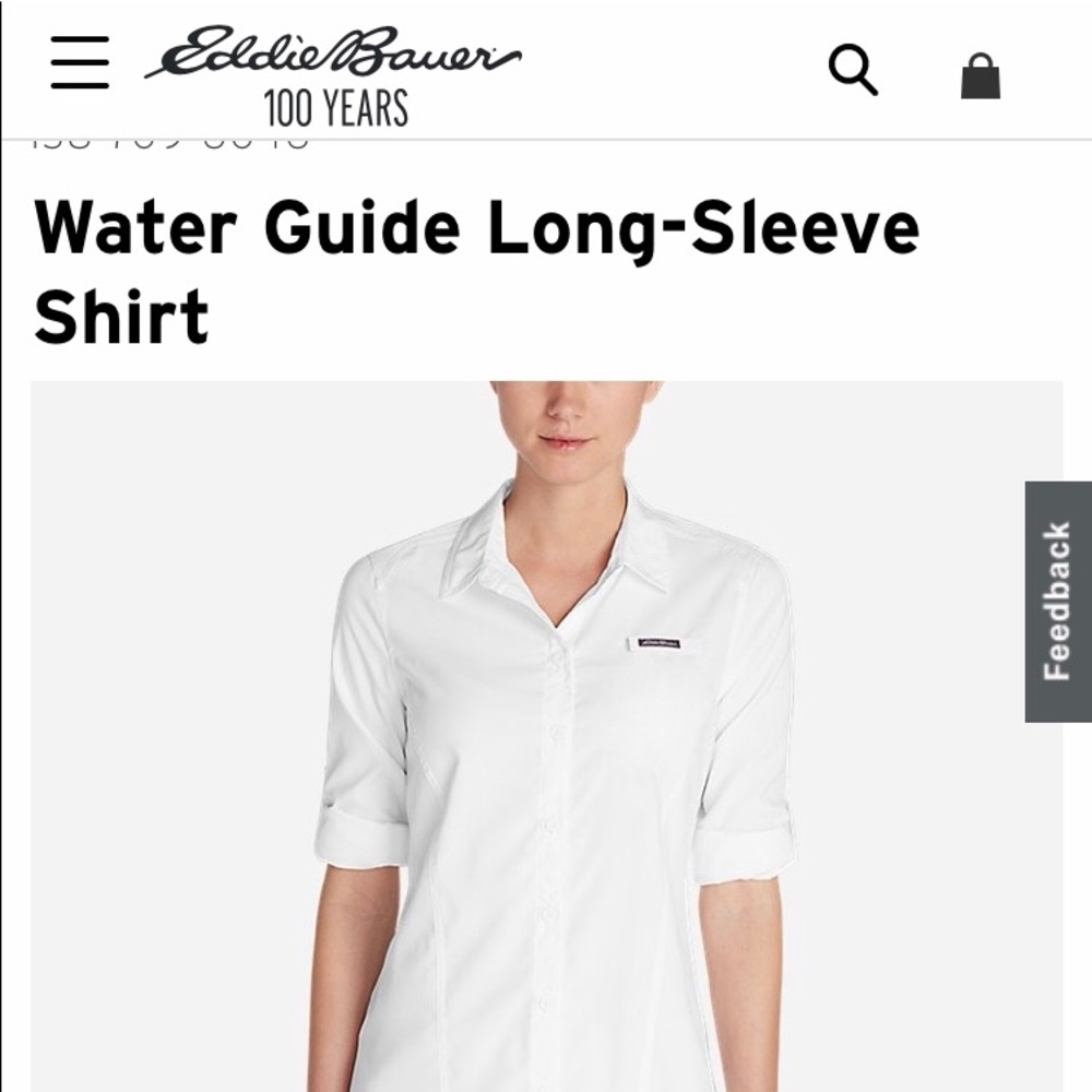Eddie Bauer Woman’s Water Guide Long-Sleeve Shirt